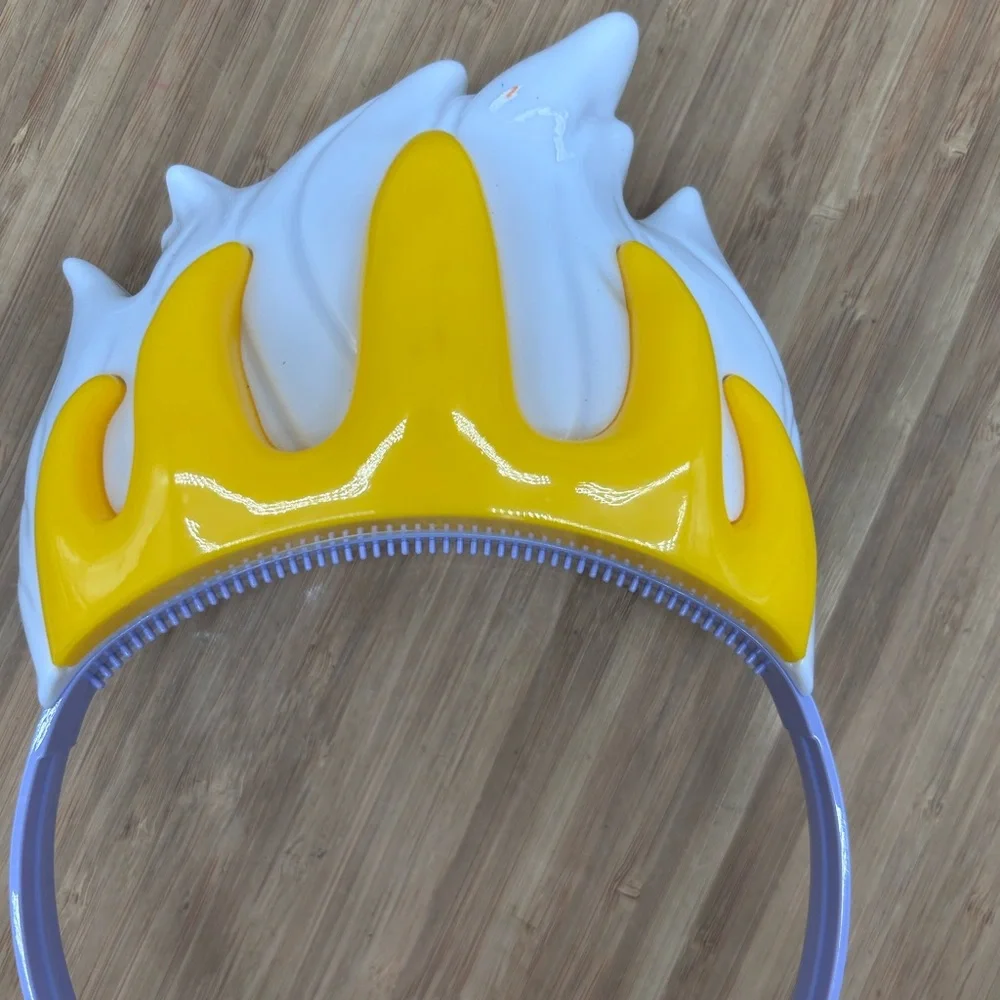 Disney Parks Light Up Ursula Hair w/Crown Plastic‎ Ears Headband.